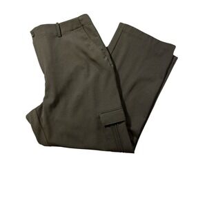 Christopher & Banks Womens Size 16 Black Cargo Pants Career Casual